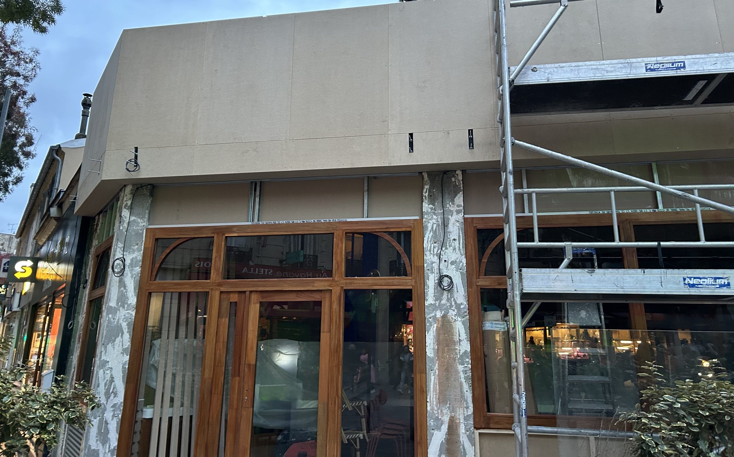 Façade avant rénovation - Boulangerie Tranché